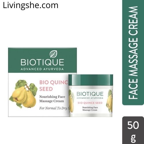 Biotique bio quince seed nourishing face massage cream