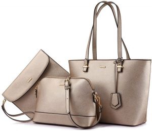 Handbags for Women 3 pcs Purse Set