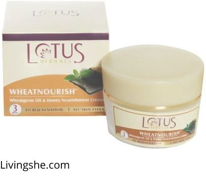 Lotus Herbal wheat nourish wheatgerm oil and honey nourishment massage cream