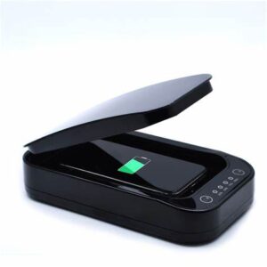 UV PHONE SANITIZER BOX WITH WIRELESS CHARGER