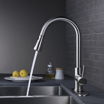 WEWE Stainless Steel Kitchen Sink Faucets